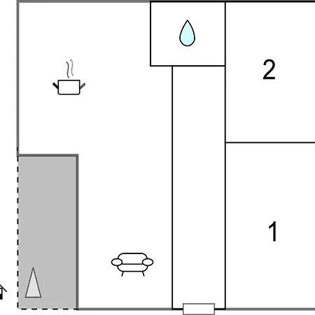 2 Bedroom In Okrug Gornji Apartment Trogir
