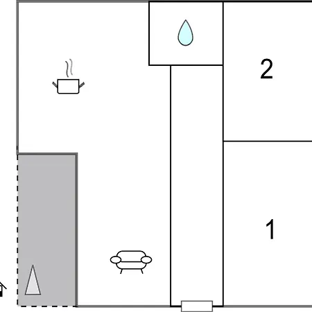 דירה Beautiful In Okrug Gornji טרוגיר